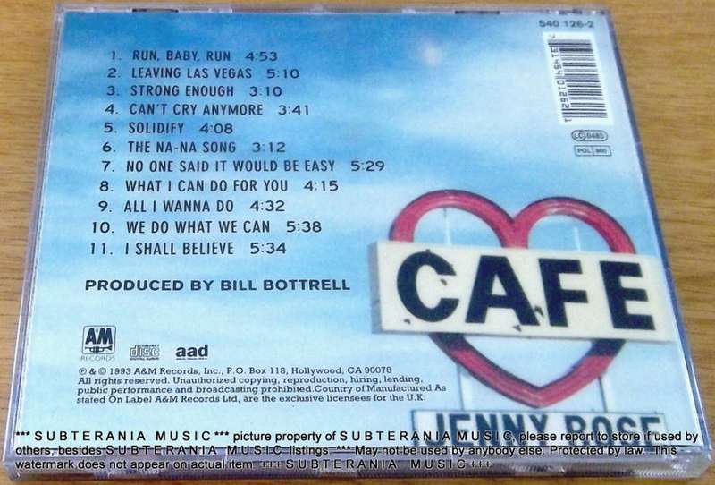 SHERYL CROW Tuesday Night Music Club  [Shelf G Box 15]