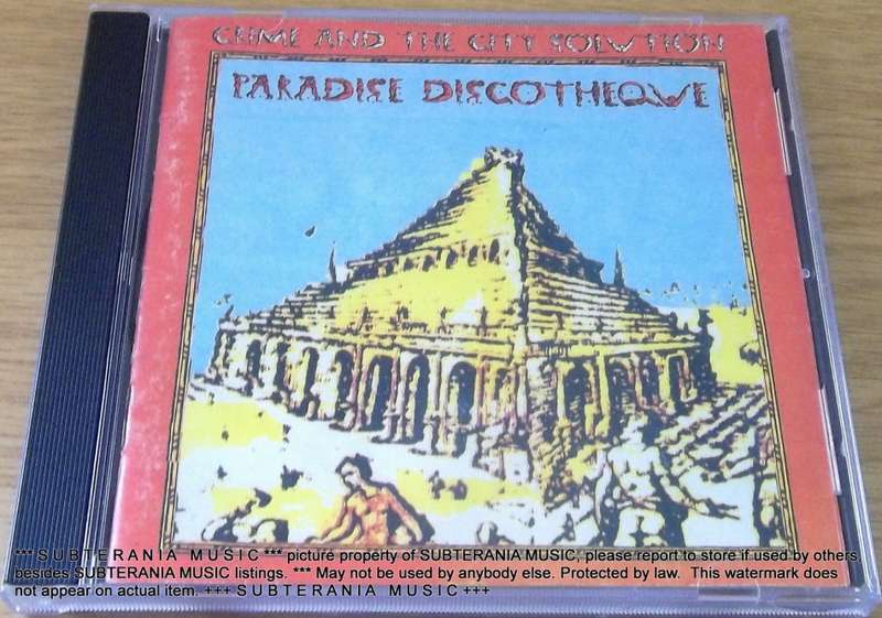 CRIME + THE CITY SOLUTION Paradise Discotheque CD