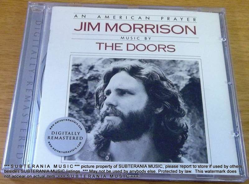 JIM MORRISON  + THE DOORS An American Prayer CD