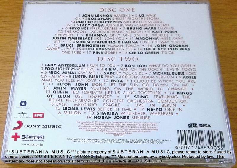 SONGS FOR JAPAN CD