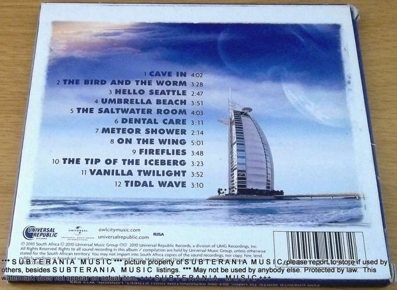 OWL CITY Ocean Eyes pull out sleeve [Shelf G Box 16]