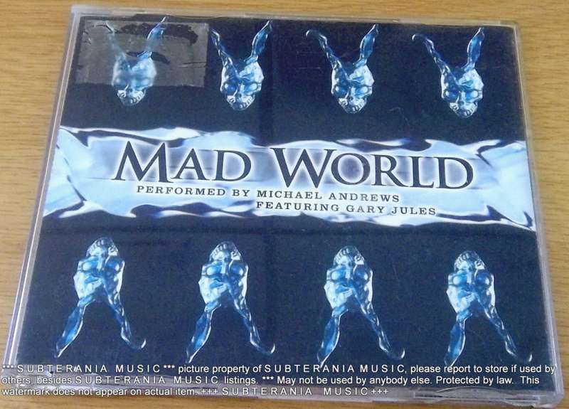 GARY JULES Mad World [Tears for Fears cover version] CD single [Shelf G Box 16]