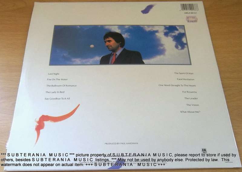 CHRIS DE BURGH Into The Light  Vinyl Record
