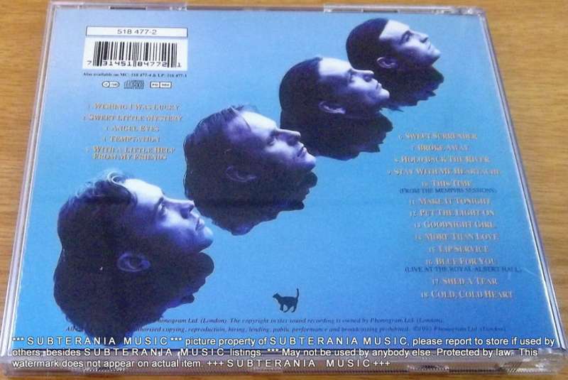 WET WET WET End of part One Their Greatest Hits  [Shelf G Box 16]