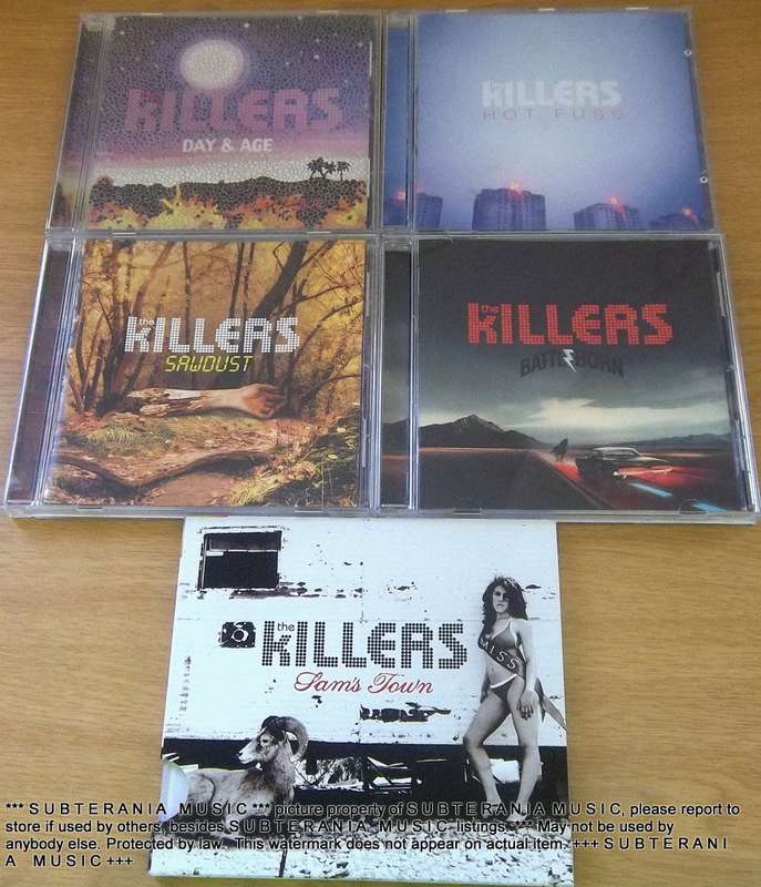 LOT OF 5 KILLERS CDs  all in EX / EX condition   [Shelf G Box 16]