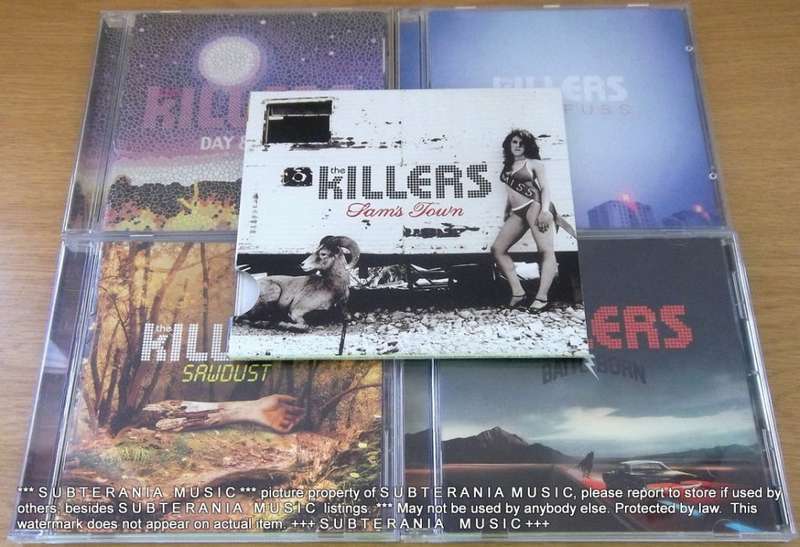 LOT OF 5 KILLERS CDs  all in EX / EX condition   [Shelf G Box 16]