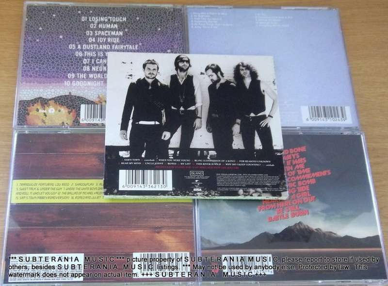 LOT OF 5 KILLERS CDs  all in EX / EX condition   [Shelf G Box 16]