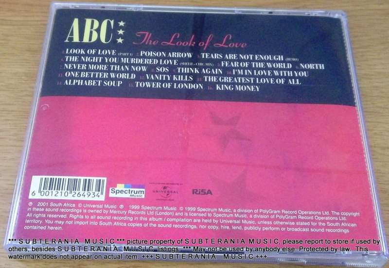 ABC The Look of Love Best Of   [Shelf G Box 17]