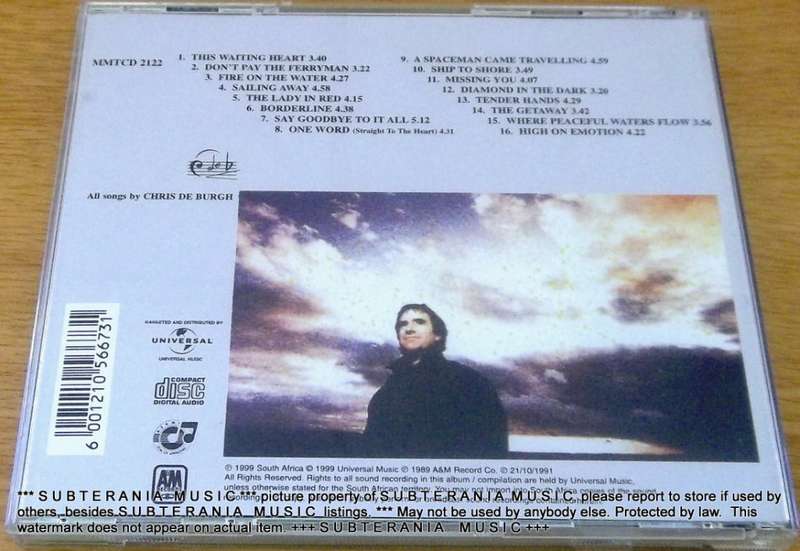 CHRIS DE BURGH Spark to a Flame Best Of     [Shelf G Box 17]
