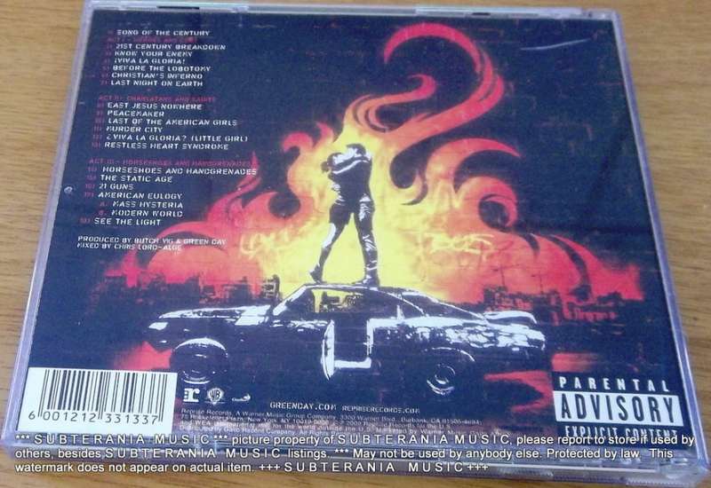 GREEN DAY 21st Century Breakdown   [Shelf G Box 17]