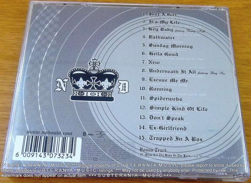 NO DOUBT The Singles   [Shelf G Box 5]