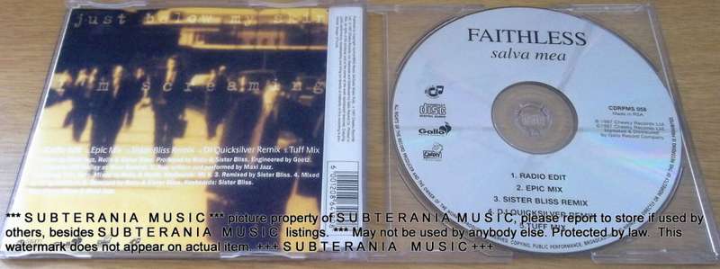 FAITHLESS Salva Mea CD Single