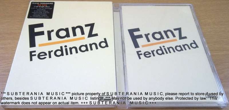 FRANZ FERDINAND DVD with slipcase x 2 DVDS LIVE