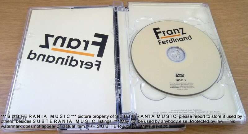 FRANZ FERDINAND DVD with slipcase x 2 DVDS LIVE