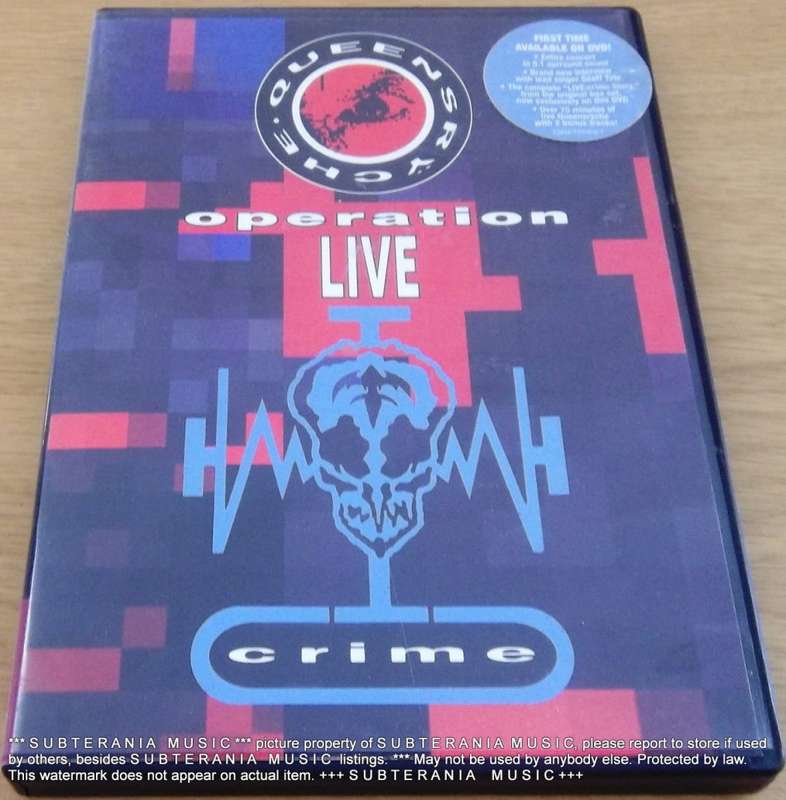 QUEENSRYCHE Operation Live Crime DVD