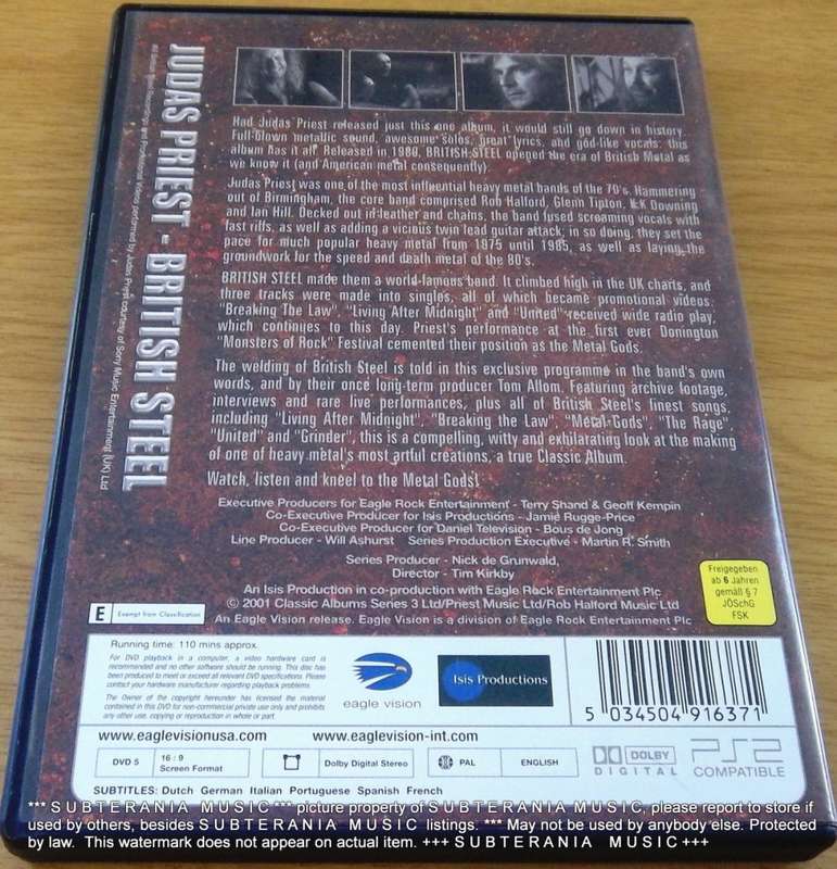 JUDAS PRIEST British Steel DVD
