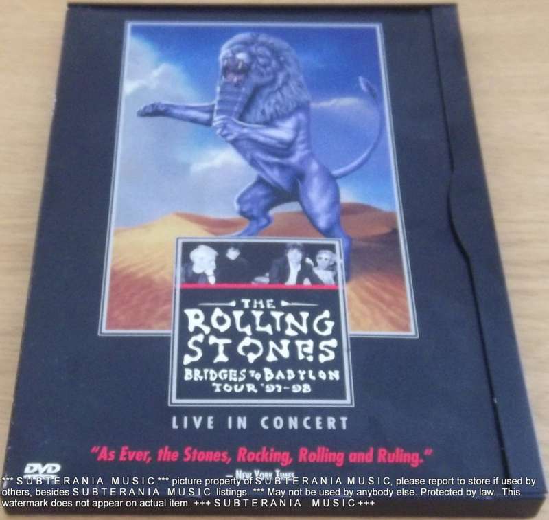 ROLLING STONES Bridges to Babylon Live Tour DVD