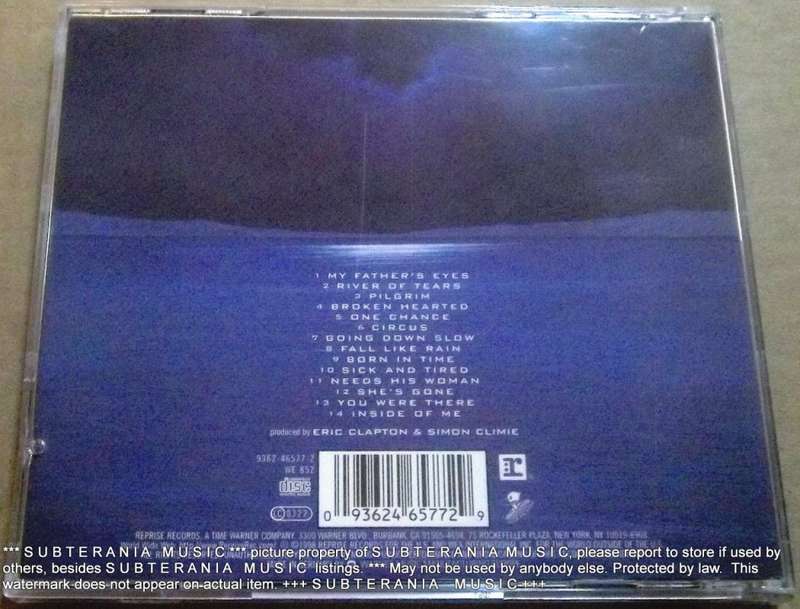 ERIC CLAPTON Pilgrim CD South African Release