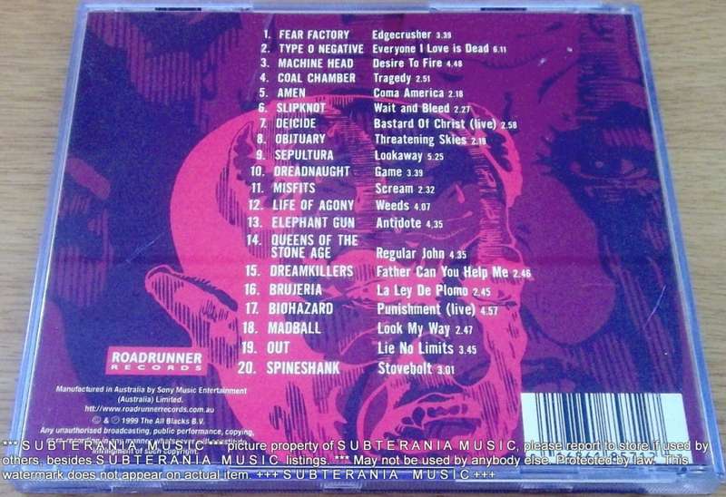 VARIOUS Sweating Bullets [Shelf G Box 1] Fear Factory Obituary Sepultura Deicide