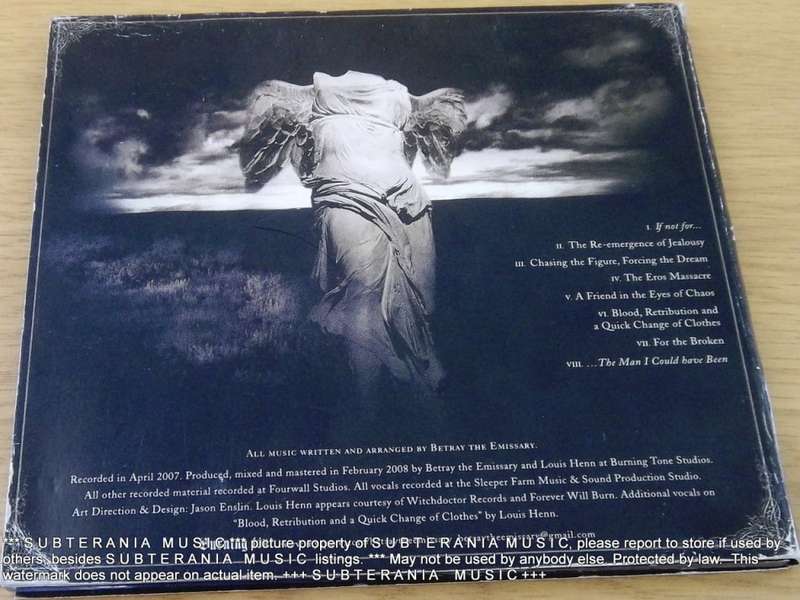 BETRAY THE EMISSARY In Memory of Me digipack  [Shelf G Box 3]