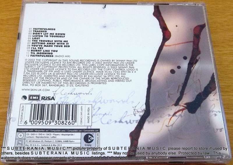 SKIN from Skunk Anansie Fleshwounds CD  [Shelf G Box 6]