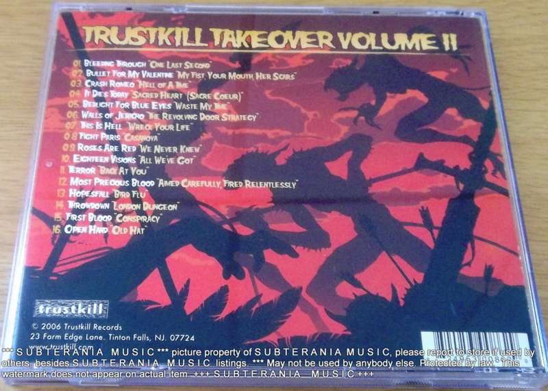 TRUSTKILL TAKEOVER VOLUME II [Shelf G Box 8] metal bands compilation