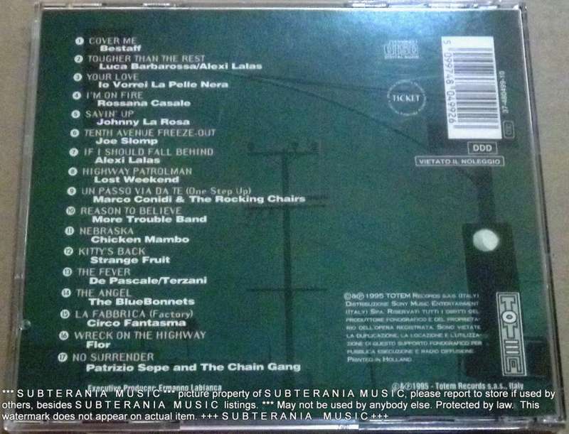 For You Tribute to BRUCE SPRINGSTEEN   [Shelf G Box 16]