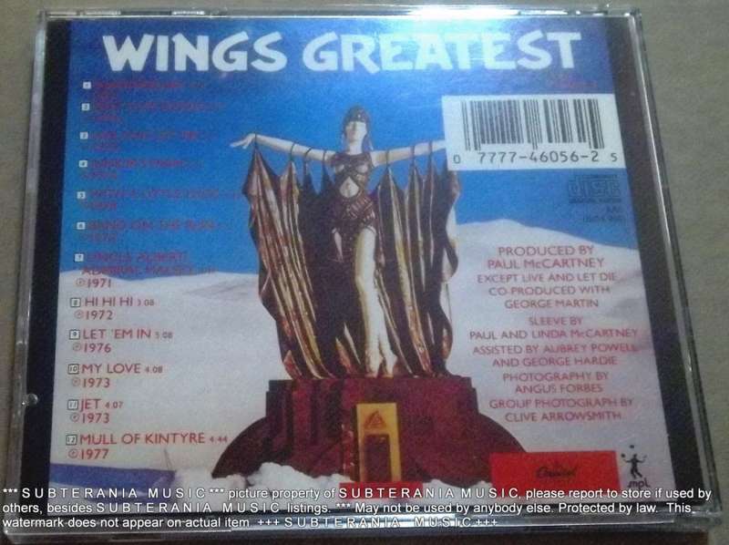 WINGS Greatest  [Shelf G Box 17]