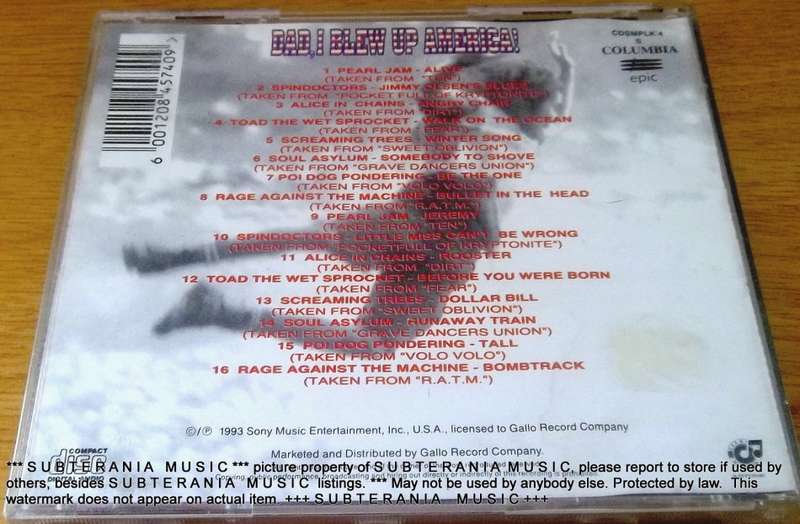 Dad I blew Up America! CD