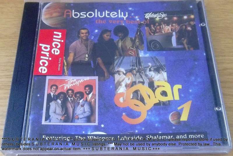 ABSOLUTELY SOLAR THE VERY BEST OF Shalamar, The Whispers, Lakeside  [G box 14]