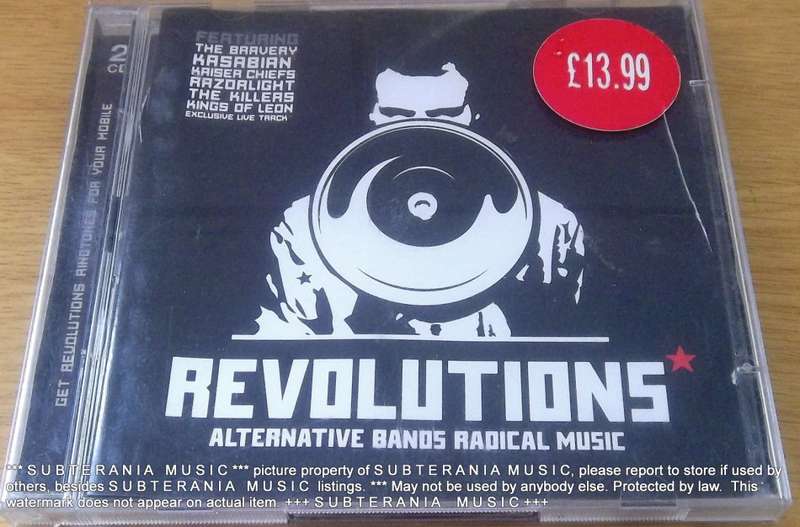 REVOLUTIONS ALTERNATIVE BANDS RADICAL MUSIC X 2 CDs The Clash Killers  [G box 14]