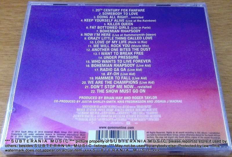 QUEEN Bohemian Rhapsody (The Original Soundtrack)