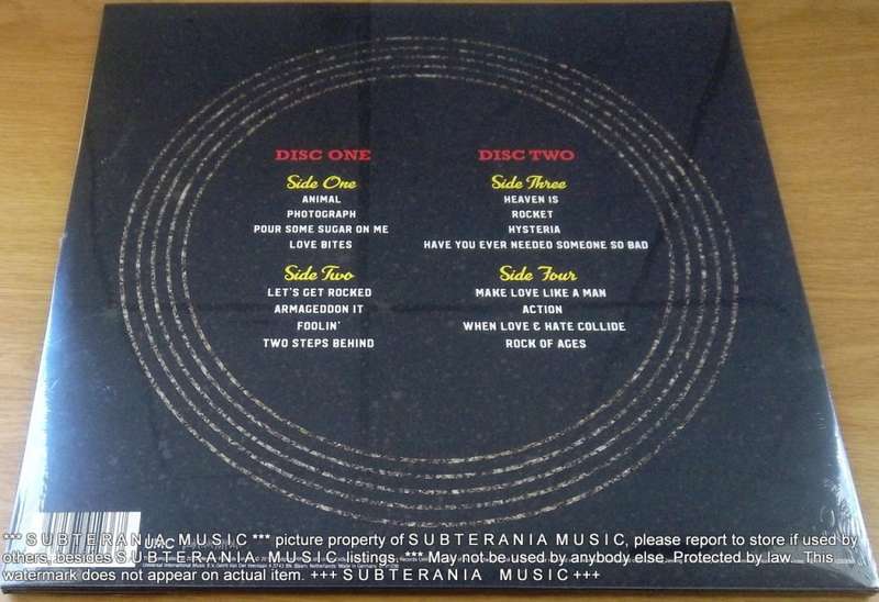 DEF LEPPARD The Story So Far: The Best Of 2 X LP + 7" single Gatefold Vinyl European 2018