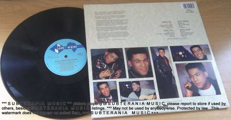 JONATHAN BUTLER Jonathan Butler 2 X Vinyl LP
