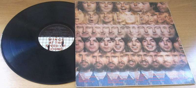 WINGS Wings at the Speed of Sound  Vinyl LP