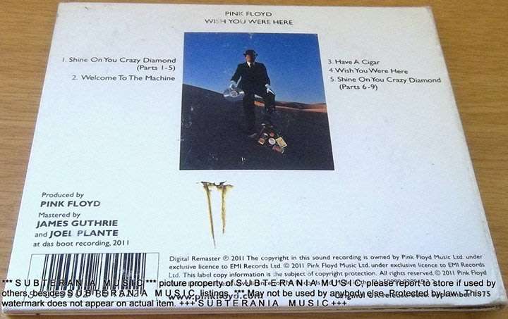 PINK FLOYD Wish You Were Here