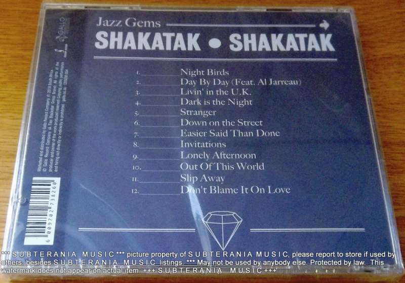 SHAKATAK Jazz Gems Cat# CDGEM 054