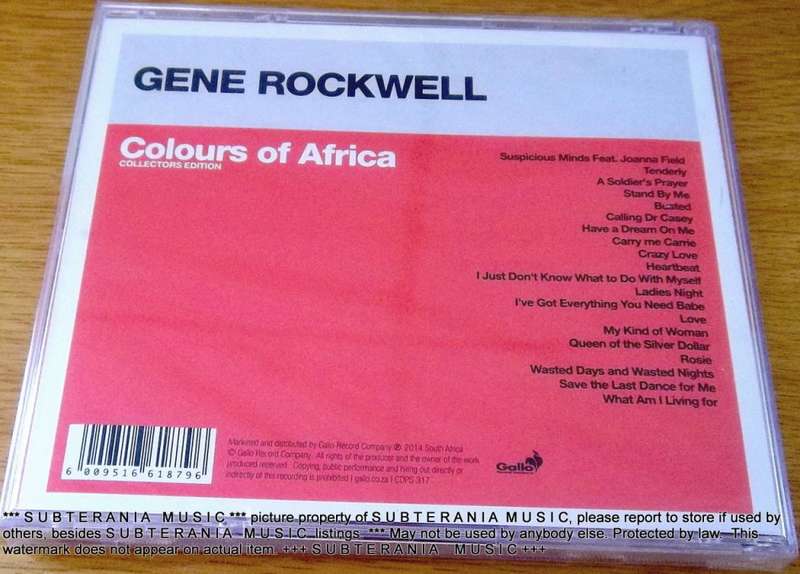 GENE ROCKWELL Colours of Africa CD