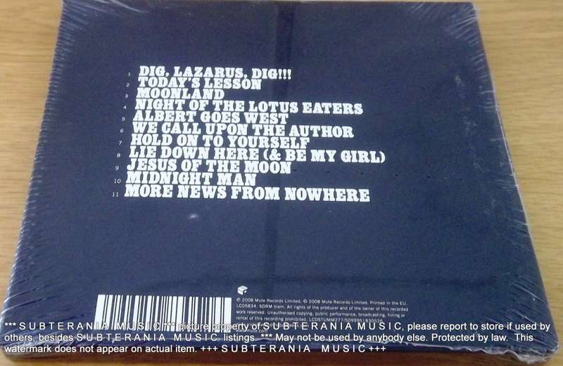 NICK CAVE & THE BAD SEEDS CD Dig!!! Lazarus Dig!!! in box