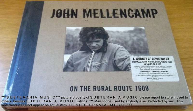 JOHN MELLENCAMP On The Rural Route 7609 (Special Edition) [4CD+Book] not sealed