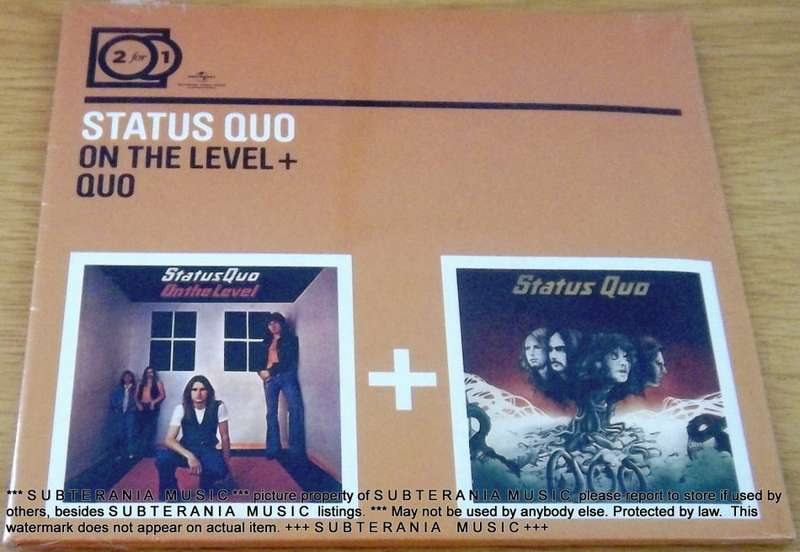 STATUS QUO  2 For 1: On The Level / Quo  [SEALED]