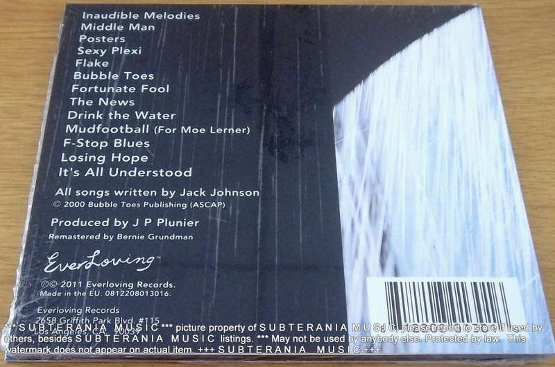 JACK JOHNSON Brushfire Fairytales   [Sealed]