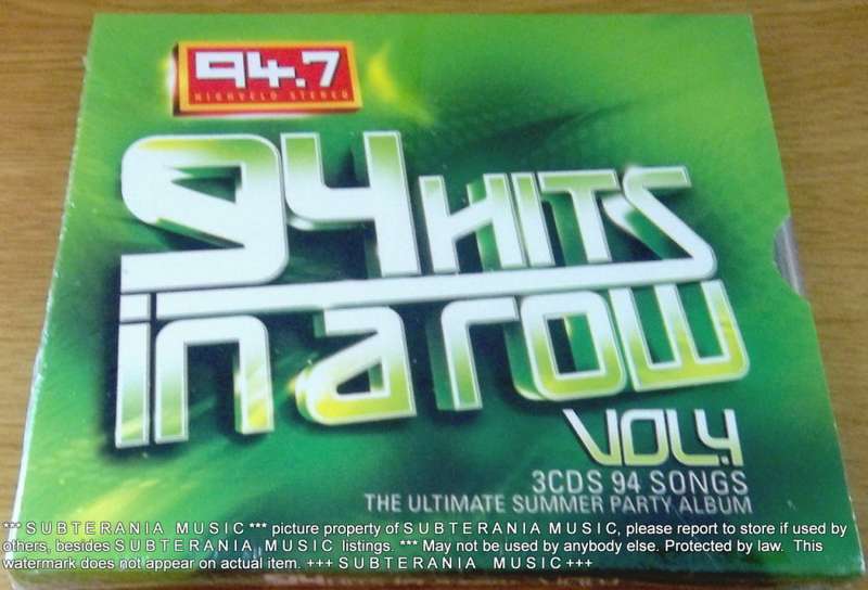 Various Mixed By Vin Deysel - 94 Hits In A Row Vol 4  [SEALED]
