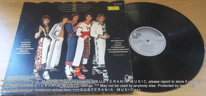 BAY CITY ROLLERS Once Upon a Star Vinyl LP [die cut cover]