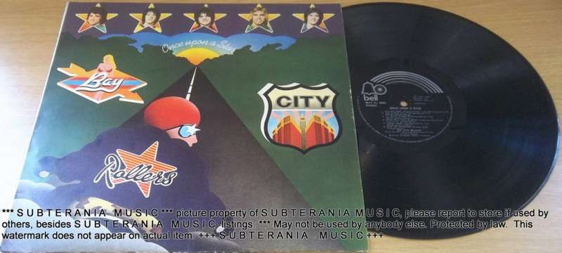 BAY CITY ROLLERS Once Upon a Star Vinyl LP [non die cut cover - standard cover]