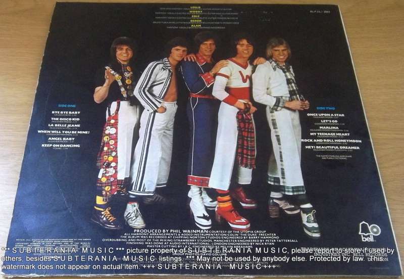 BAY CITY ROLLERS Once Upon a Star Vinyl LP [non die cut cover - standard cover]