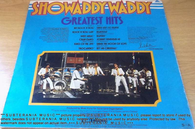SHOWADDYWADDYGreatest Hits Vinyl LP