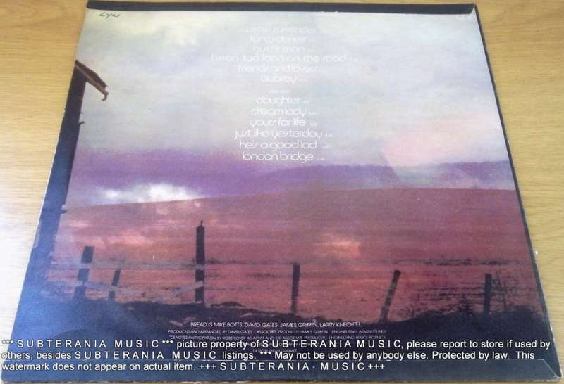 BREAD The Best of Bread Volume 2 Vinyl LP