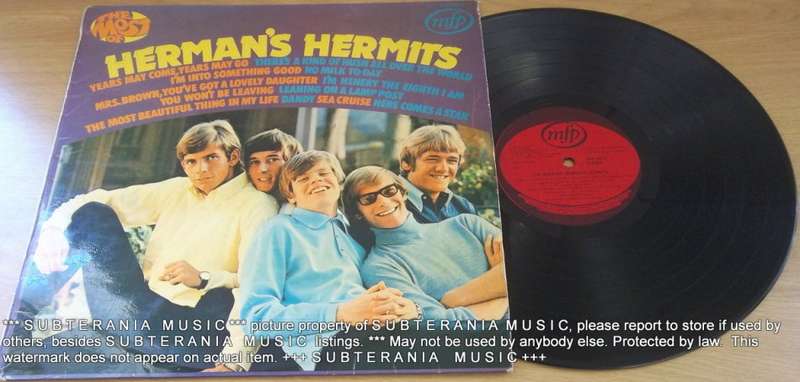 HERMAN`S HERMITS The Most Of vinyl LP