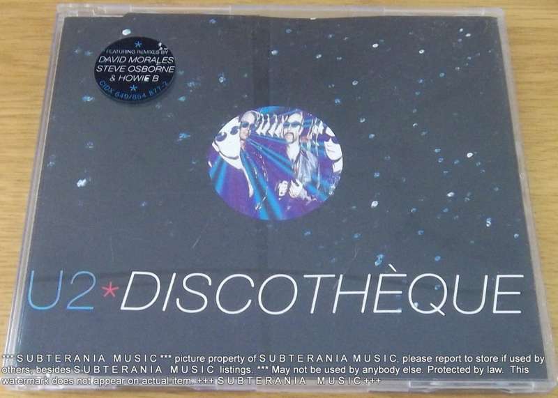 U2 Discotheque Maxi Single   [Shelf G Box 18]